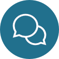 Talk to people icon
